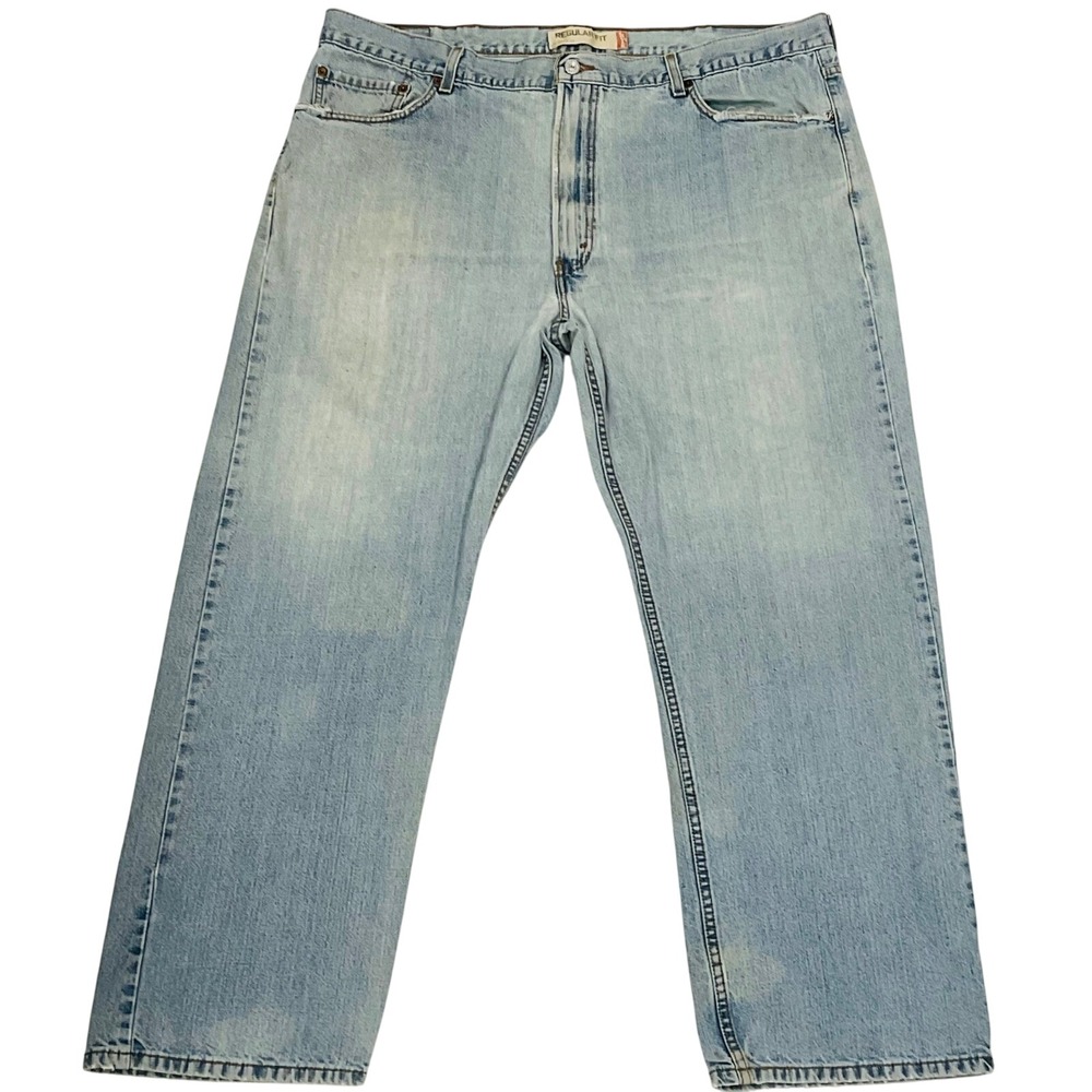 Levi's 505 jeans men's WPL423‎ 44 x 30 Regular fit straight leg medium stonewash